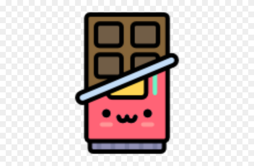 Chocolate Clipart Kawaii - Imagen De Un Chocolate Kawaii - Png Download