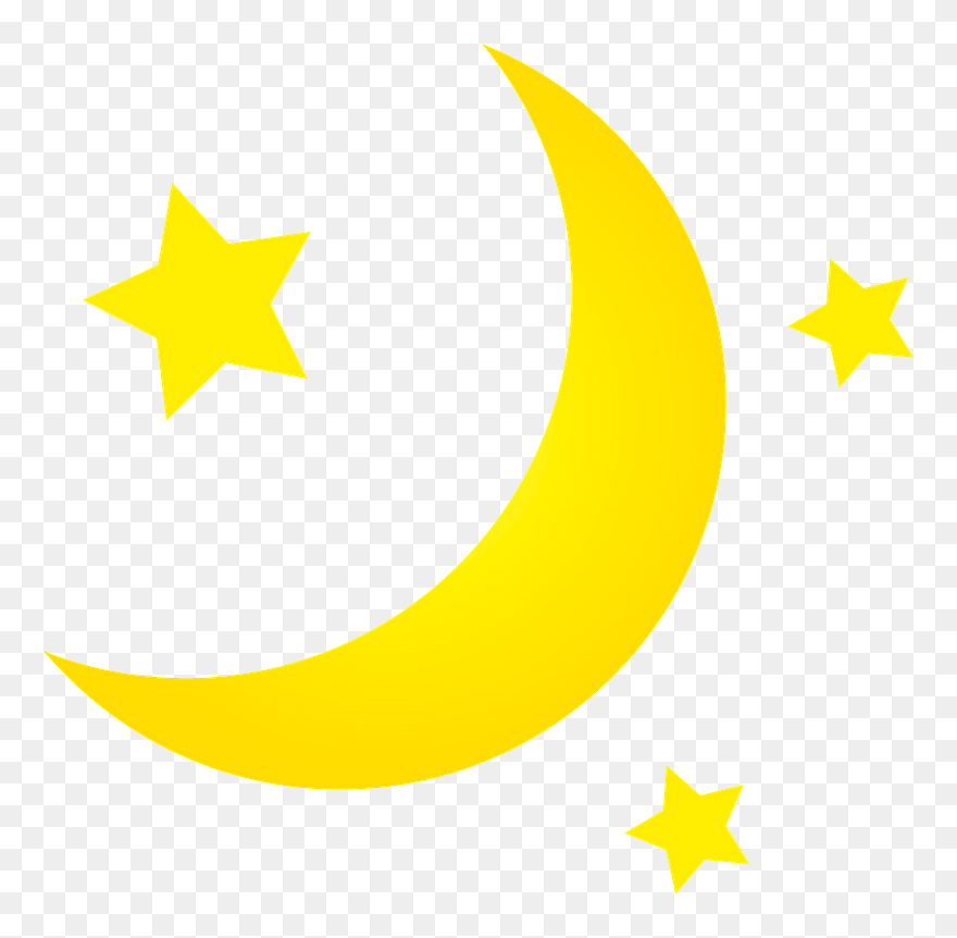Moon Star Clipart - L Hate My Self - Png Download