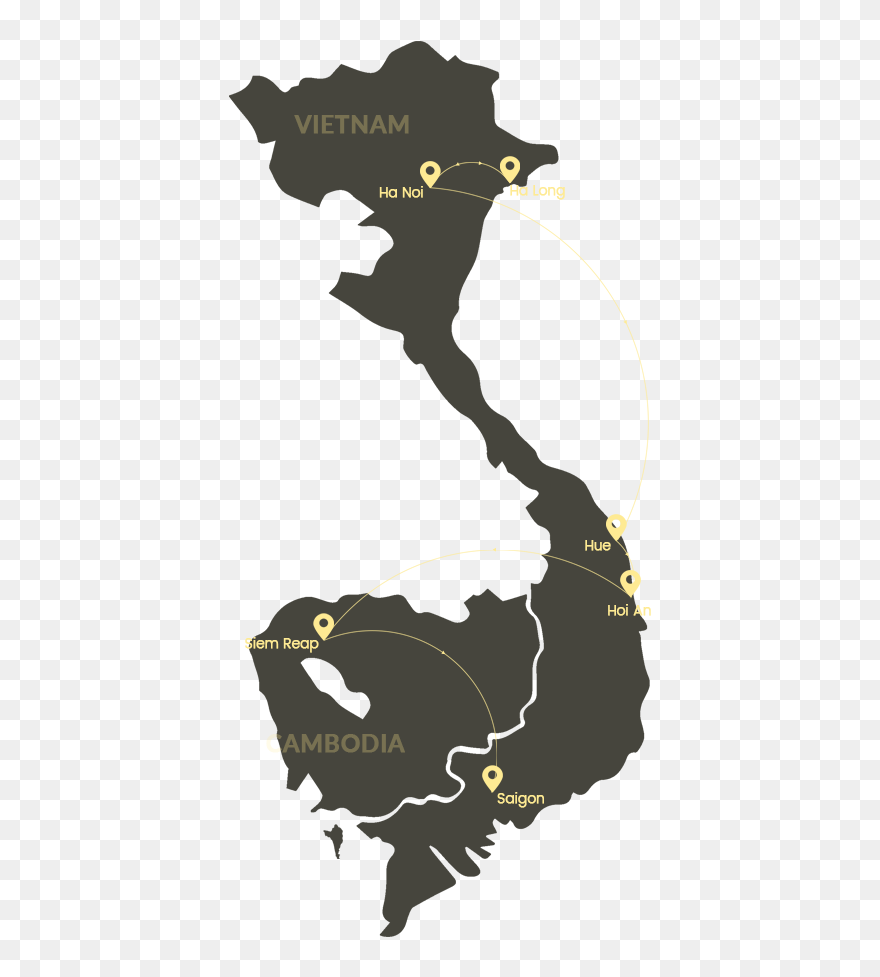 Exotic - Vietnam Map Clipart