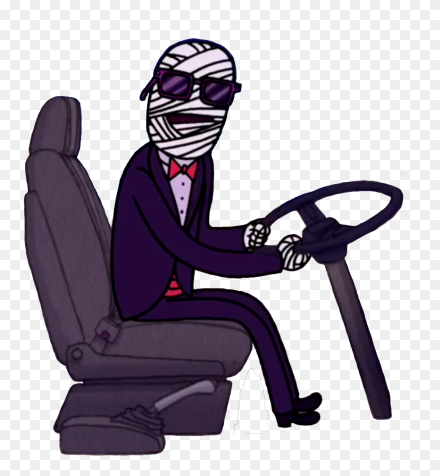 Regular Show Character Party Bus Driver - Party Bus Driver Regular Show Clipart