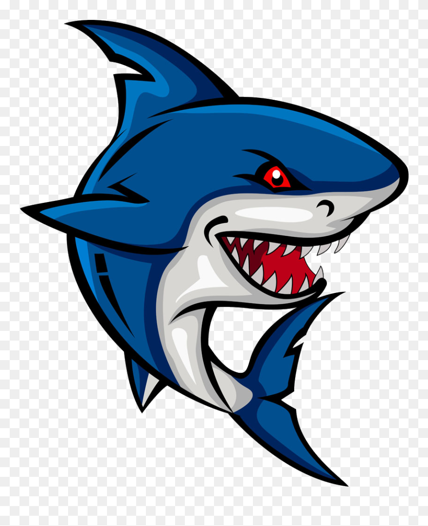 Shark Cartoon Clip Art - Cartoon Shark Png Transparent Png