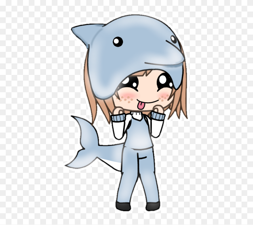 #gachalife #babyshark #sharkstickers #shark - Baby Shark Gacha Life Clipart