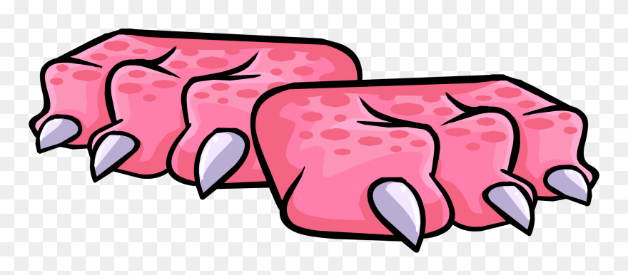 Club Penguin Rewritten Wiki - Dragon Feet Clipart - Png Download