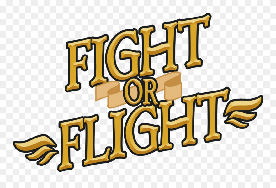 Fight Or Flight Logo Clipart