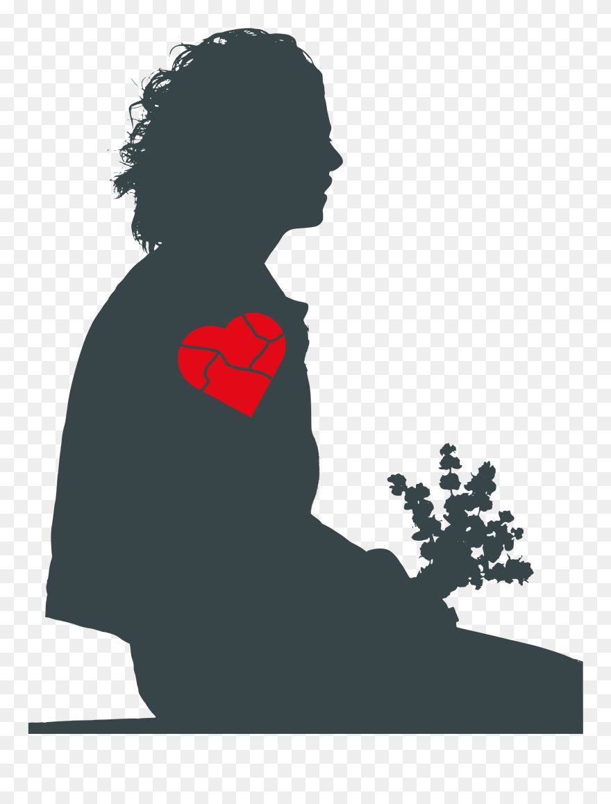 Image By Nevit Dilmen - Girl With Broken Heart Clipart