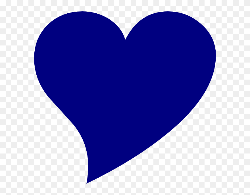 Blue Heart Clipart - Png Download