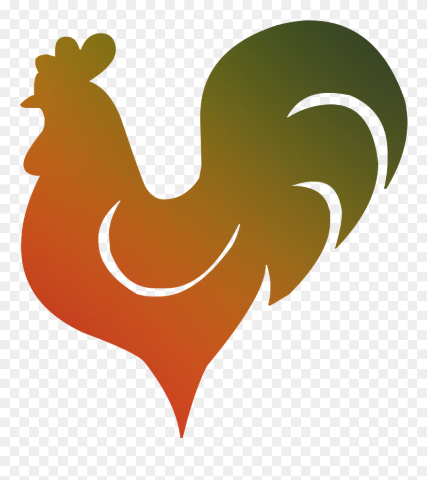 Rooster Chicken Vector Graphics Clip Art - Chicken Logo Clipart Vector - Png Download