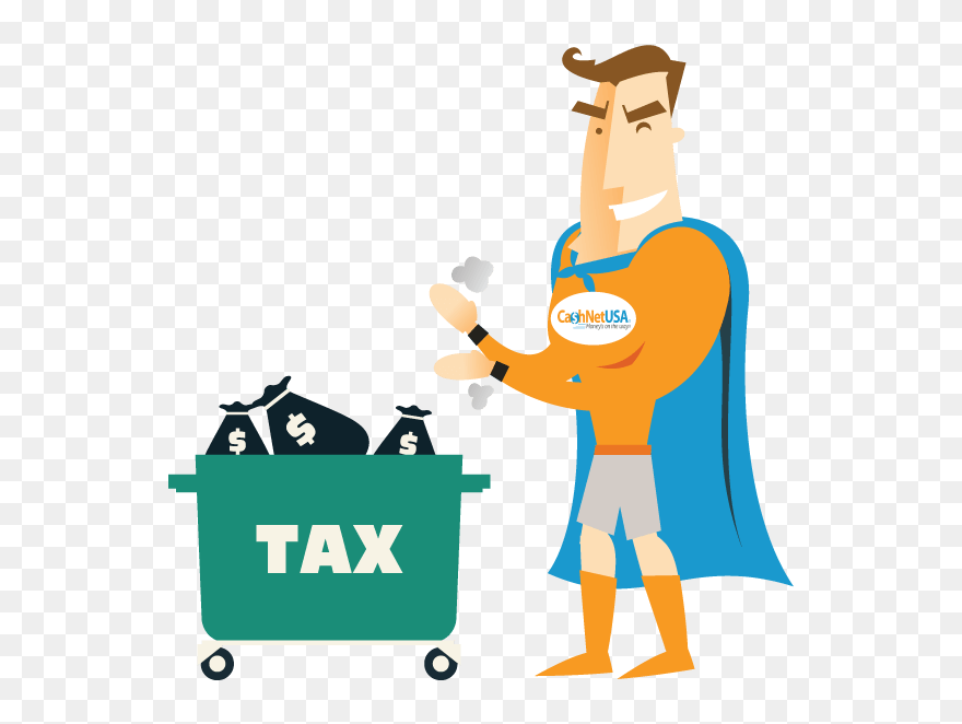 Cnu Taxman - Federal Tax Clipart - Png Download