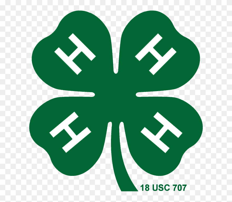 Fluvanna County 4-h - 4 H Clover With Transparent Background Clipart