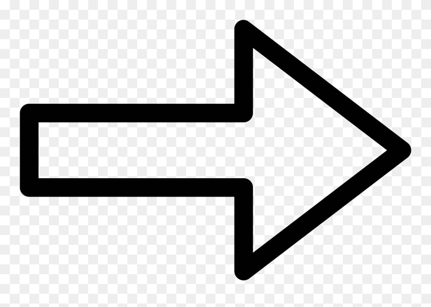 Arrow Computer Icons Curve Clip Art - White Arrow Png Transparent Background