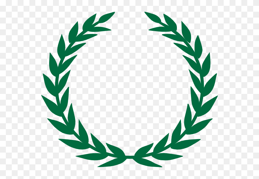 Vector Curve Leaf - Laurel Wreath Clipart