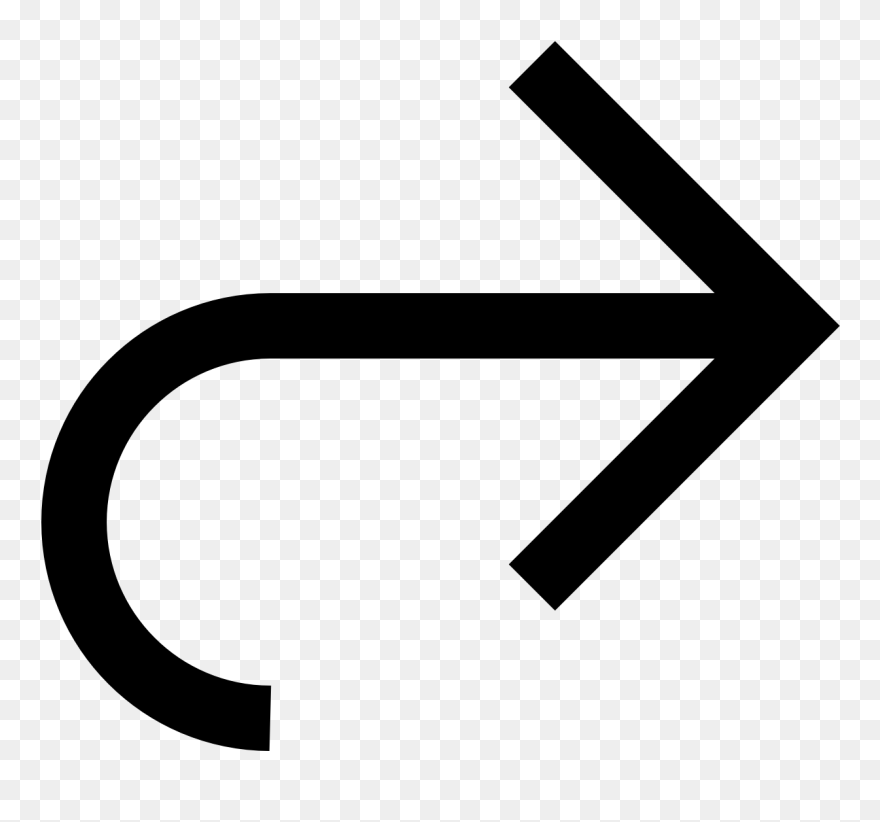 Free Download At Icons8 - Font Awesome Icons Curve Arrow Clipart