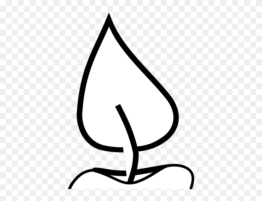 Candle Clipart Png Black And White Transparent Png