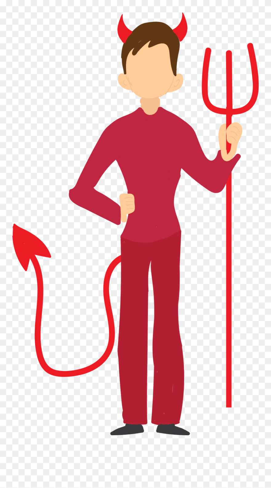 Diablo En Caricaturas Clipart