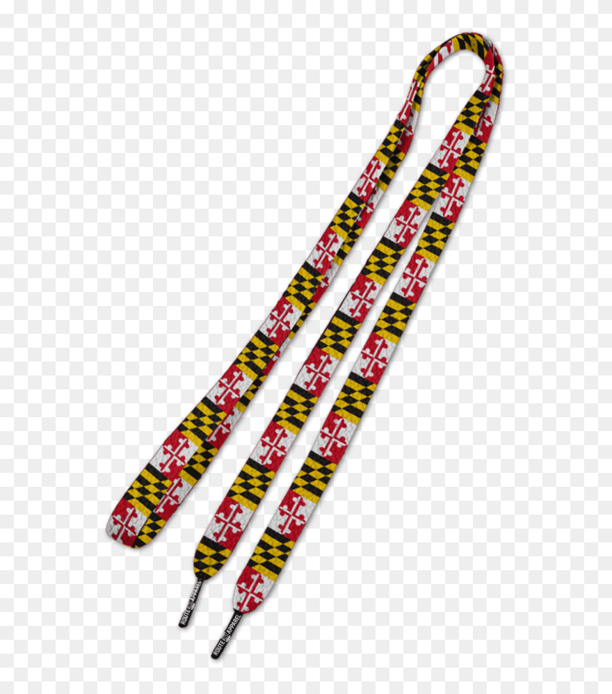 Transparent Softball Clipart Vector - Maryland Flag Shoe Laces - Png Download