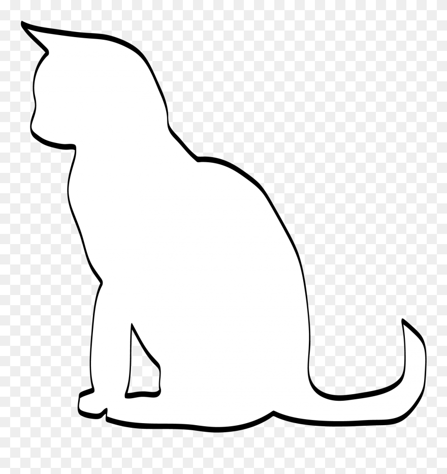Cat Yawns Clipart