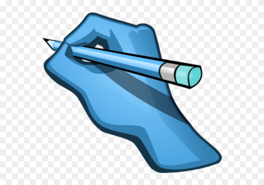 Edit Hand Holding Pencil - Hand Holding Pencil Clipart - Png Download
