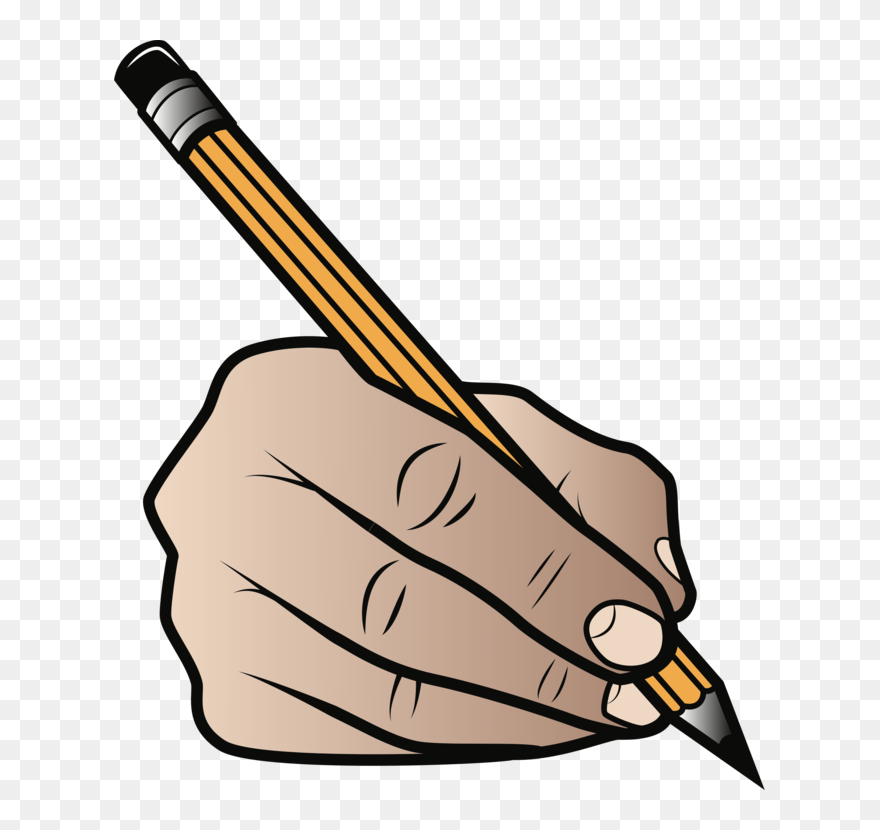 Thumb,artwork,yellow - Drawing Pencil And Paper Clipart