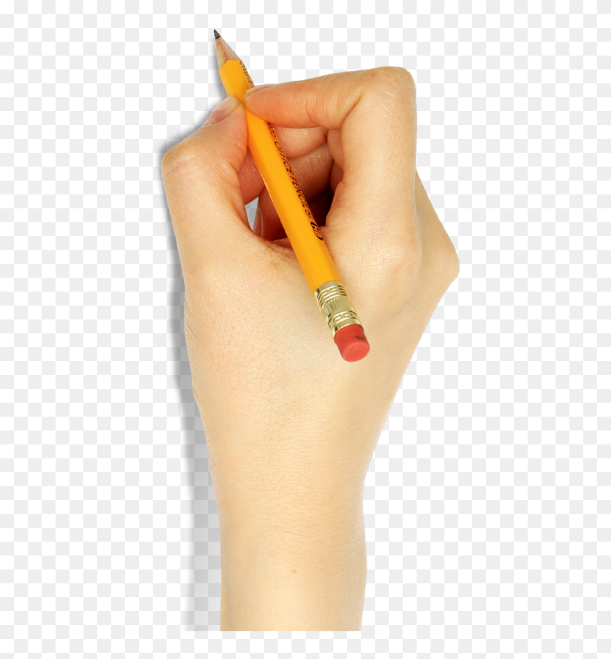 Hand Holding A Pencil Png Download - Hand Holding Pencil Png Clipart