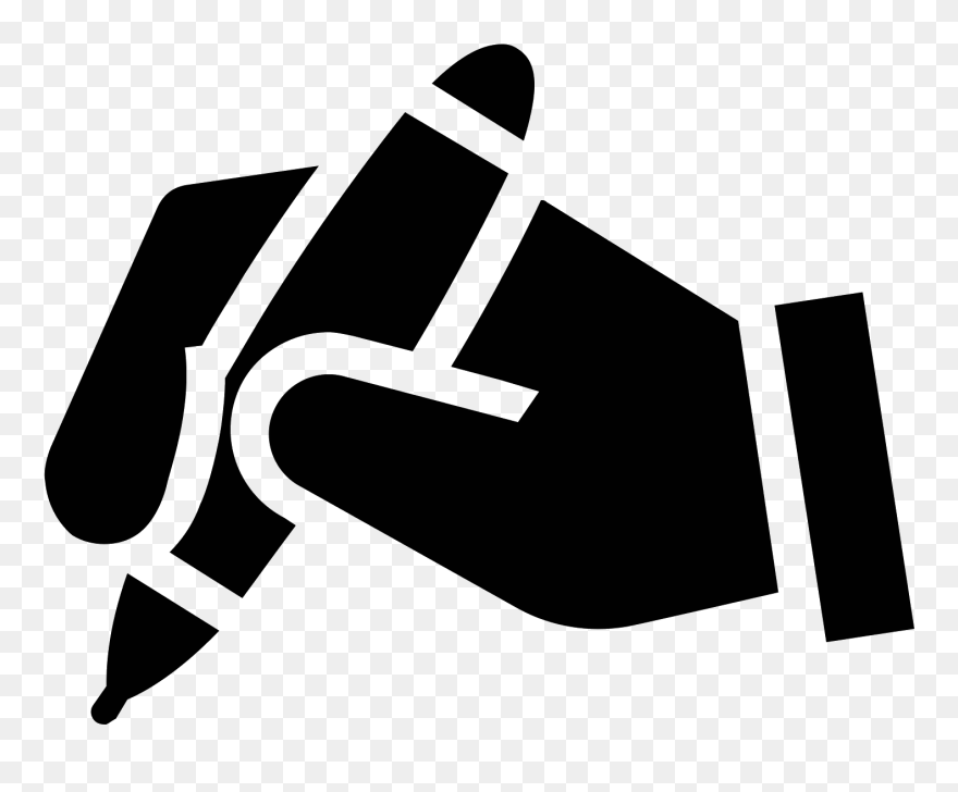 Hand With Filled Icon - Sample Oet Writing Medicine Case Notes Clipart