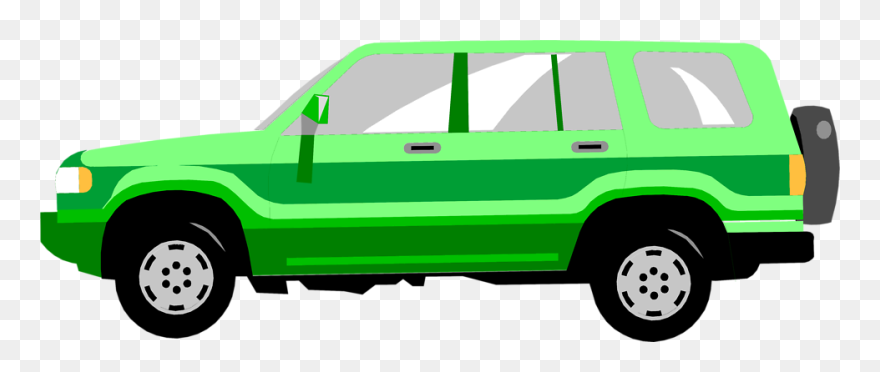 Transparent Car Illustration Png - Suv Clipart