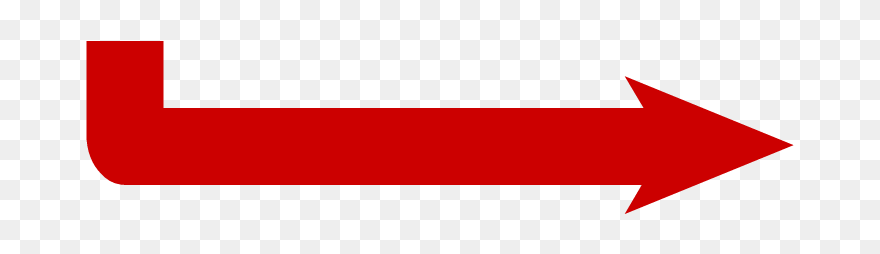 Red Arrow Pointing Right - Carmine Clipart