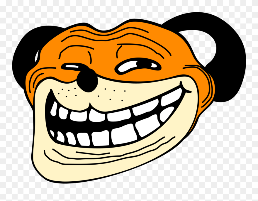 Angry Troll Face Png Clipart Freeuse Stock - Meme Face Png Transparent Png