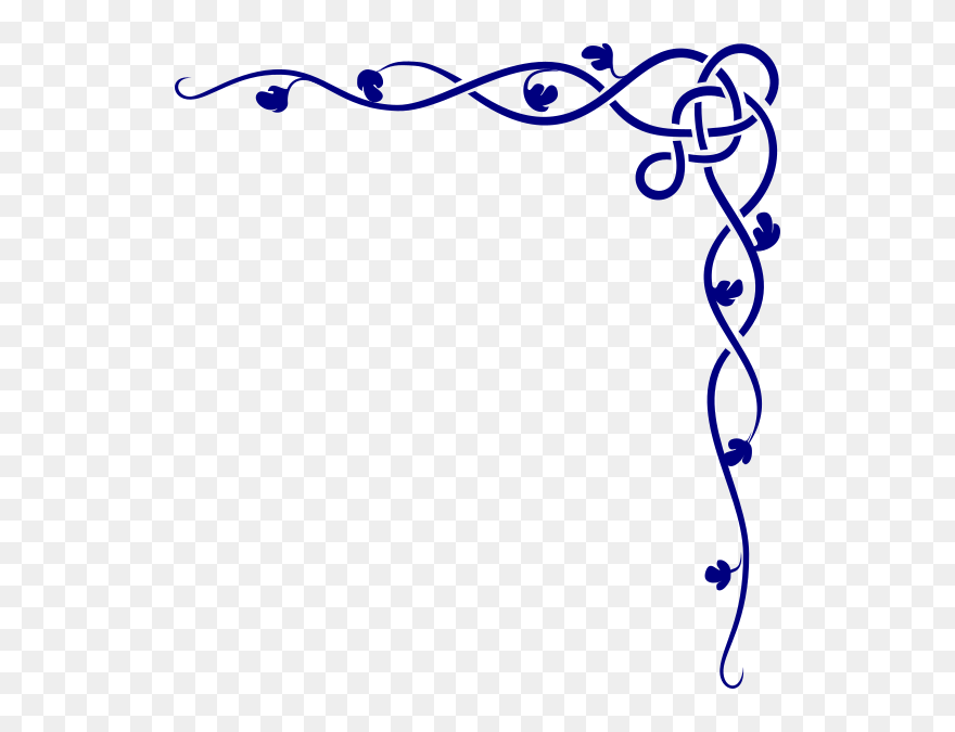 Navy Vine Clip Art - Simple Celtic Knot Line - Png Download
