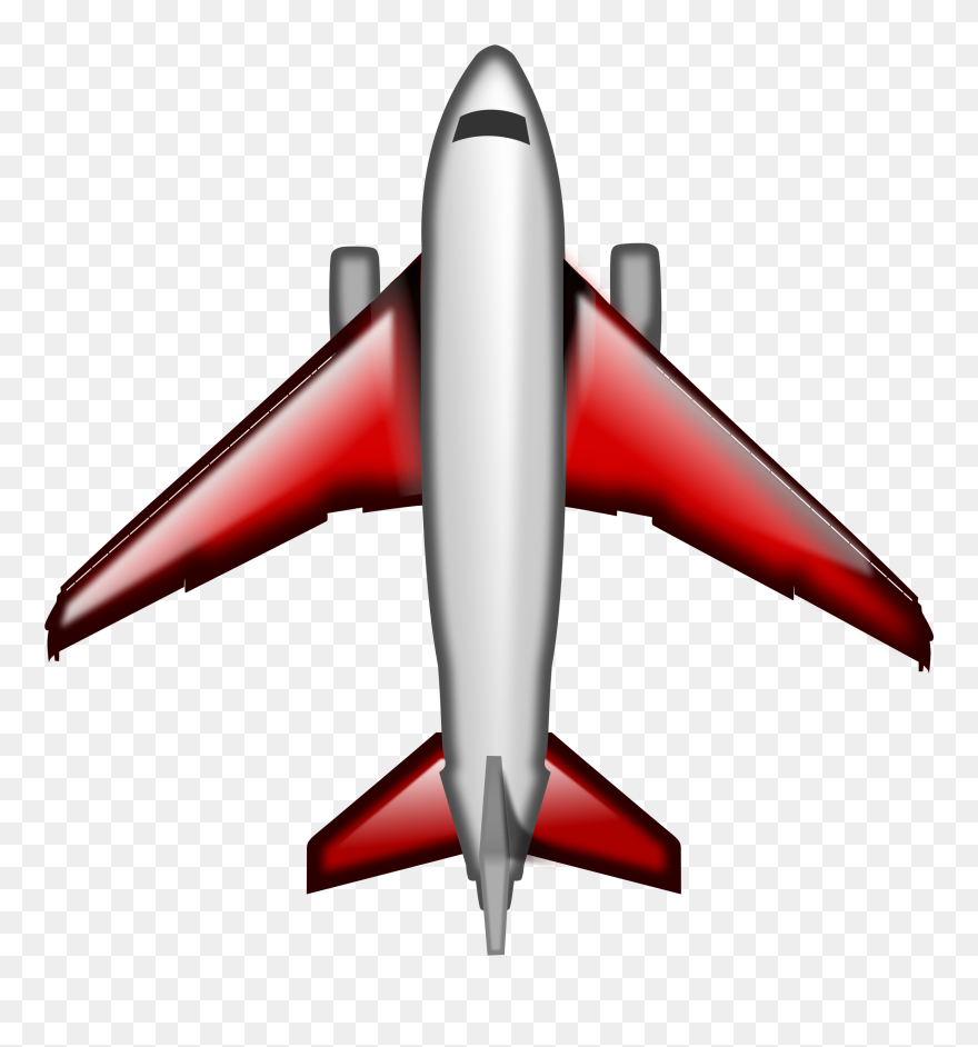 Transparent Airplane Clipart - Plane Birds Eye View - Png Download