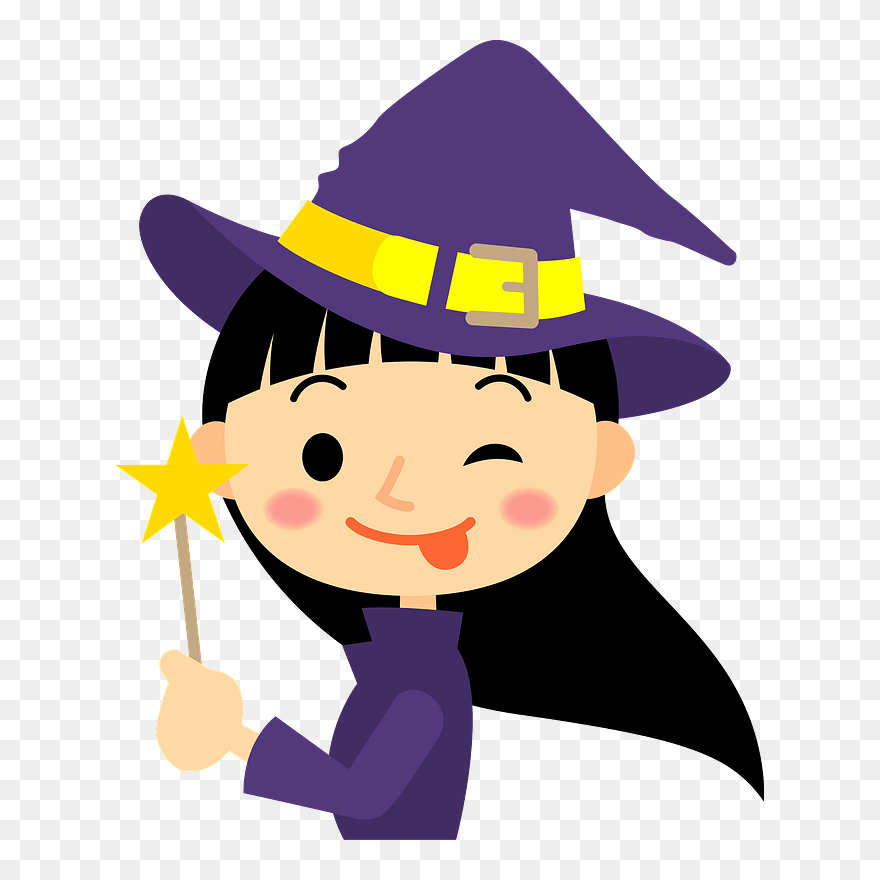 Witch Halloween Clipart - Clip Art - Png Download