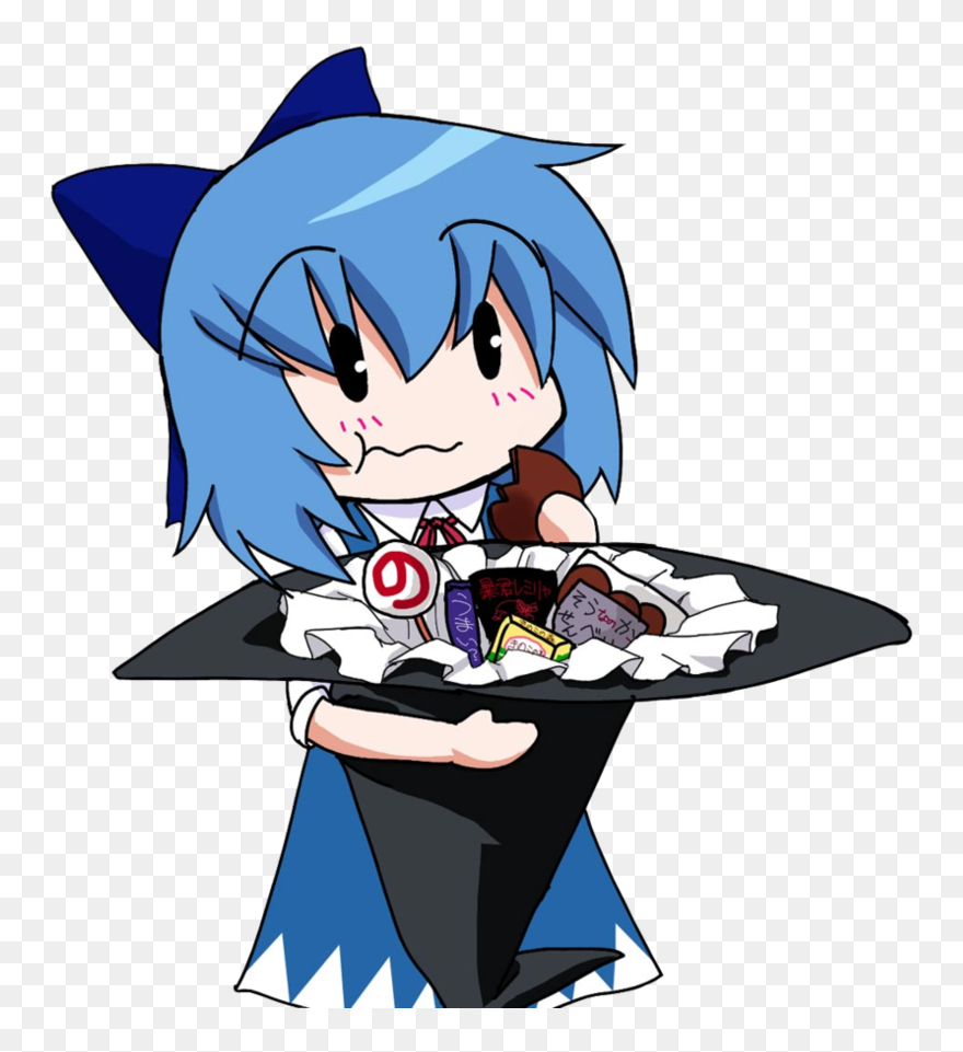 Cirno Eating Clipart