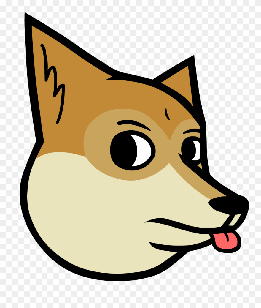 Doge Animation Drawing Illustration Free Transparent - Doge Cartoon Drawing Clipart
