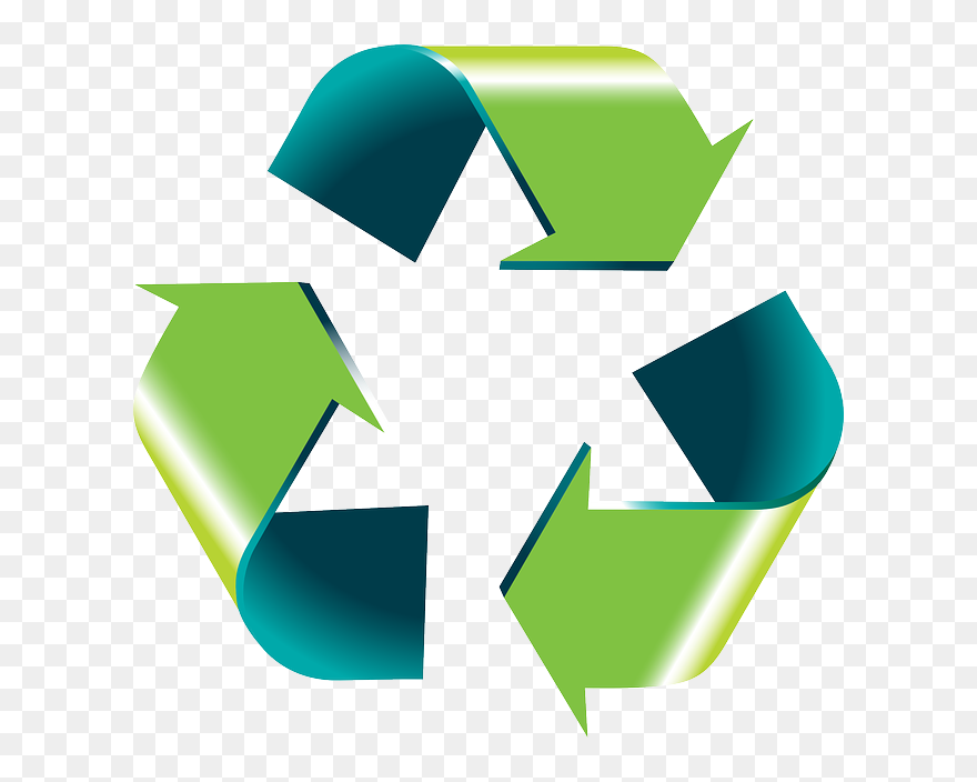 Recycle Logo - 3d Recycle Logo Png Clipart