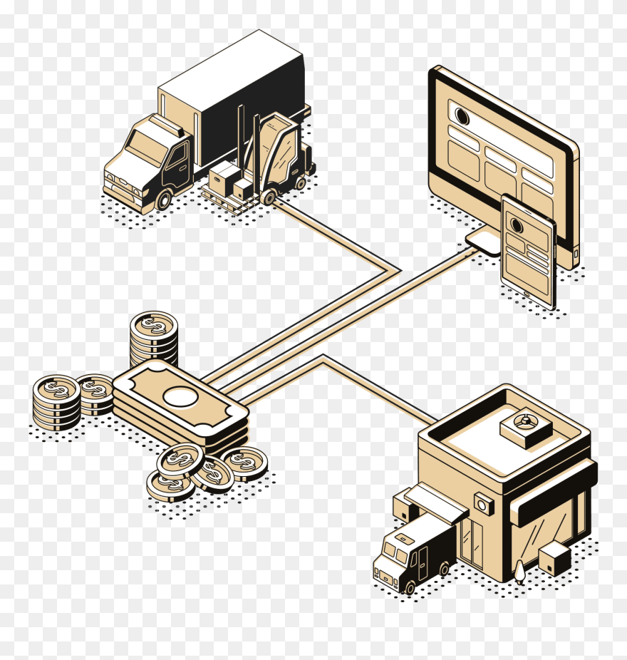 Supply Chain Management Clipart