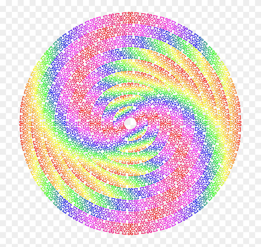 Circle,line,spiral - Circle Clipart