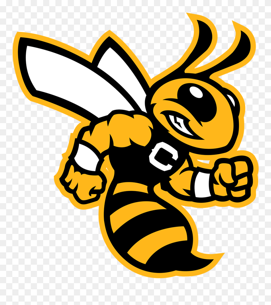 Corner Yellow Jacket Logo - Corner High School Yellowjackets Clipart