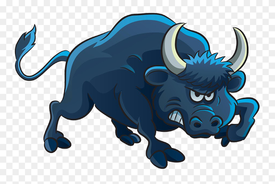 Bull Cartoon Illustration - Cartoon Transparent Bull Png Clipart