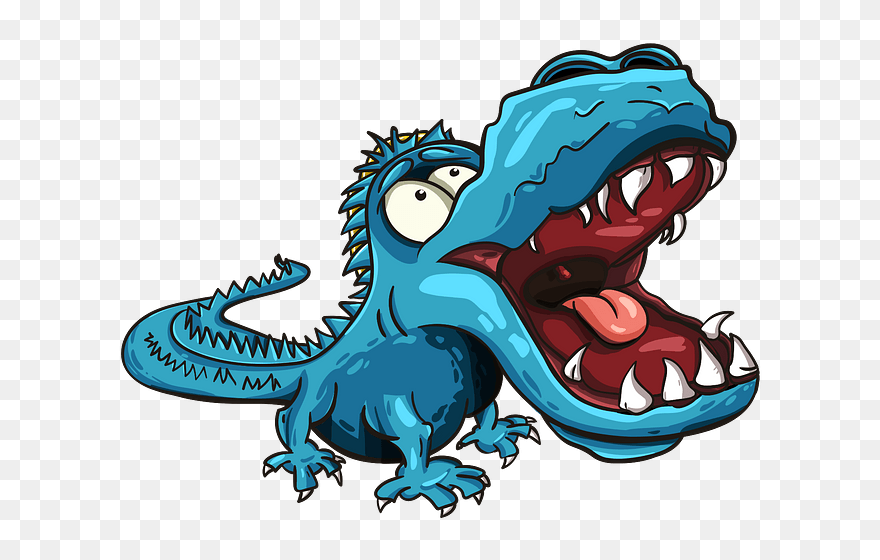 Cartoon Crocodile Clipart - Buaya Vektor - Png Download