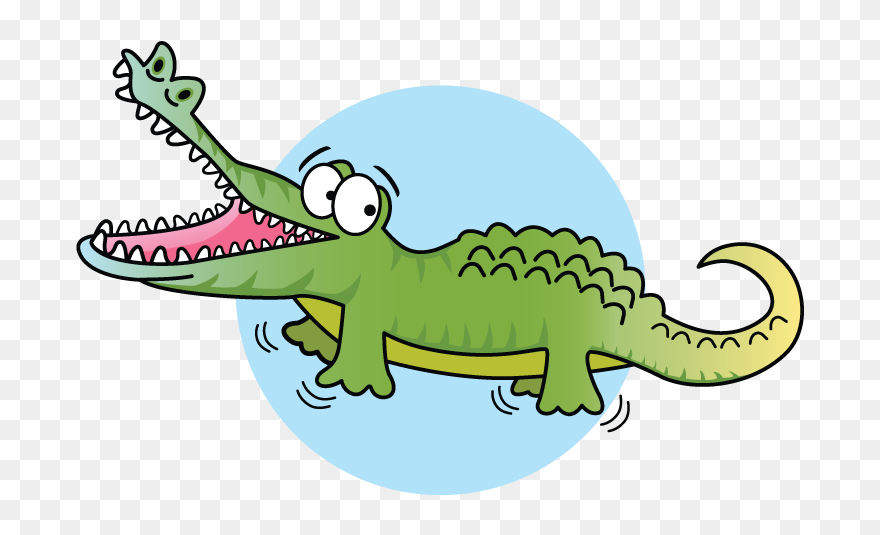 Transparent Swimmer Freestyle Clipart - Nile Crocodile - Png Download