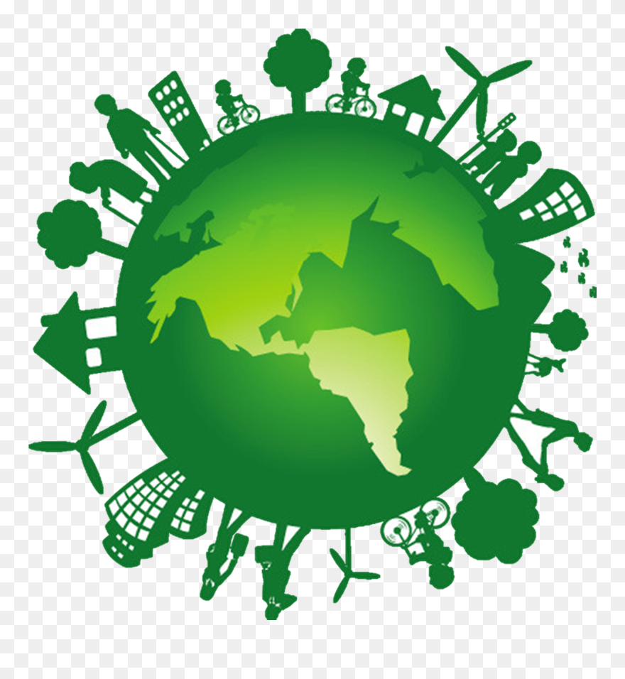 Transparent Free Clip Art Globe - Eco Globe - Png Download