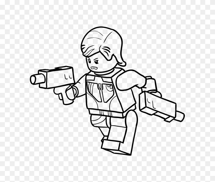 Drawing Lego Huge Freebie Download For Powerpoint - Lego Gun Drawing Clipart
