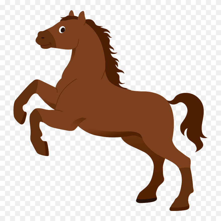 Horse Animal Clipart - 馬 イラスト フリー 素材 - Png Download