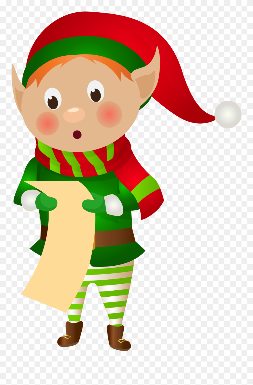 Transparent Christmas Clip Art - Christmas Elf Png