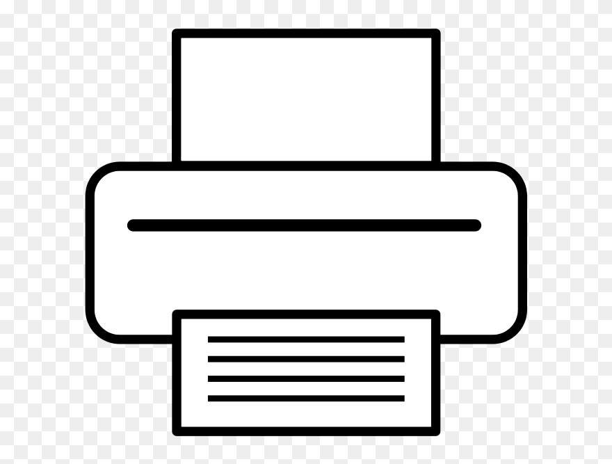 Printer Icon - Clipart Printer - Png Download