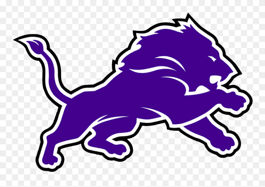 Vintage Detroit Lions Logo Clipart