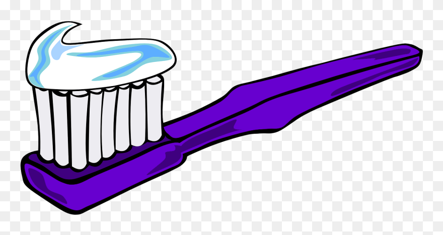 Free Clip Art Toothbrush - Png Download