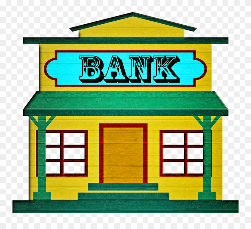 Bank Transparent - Bank Cowboy Clipart