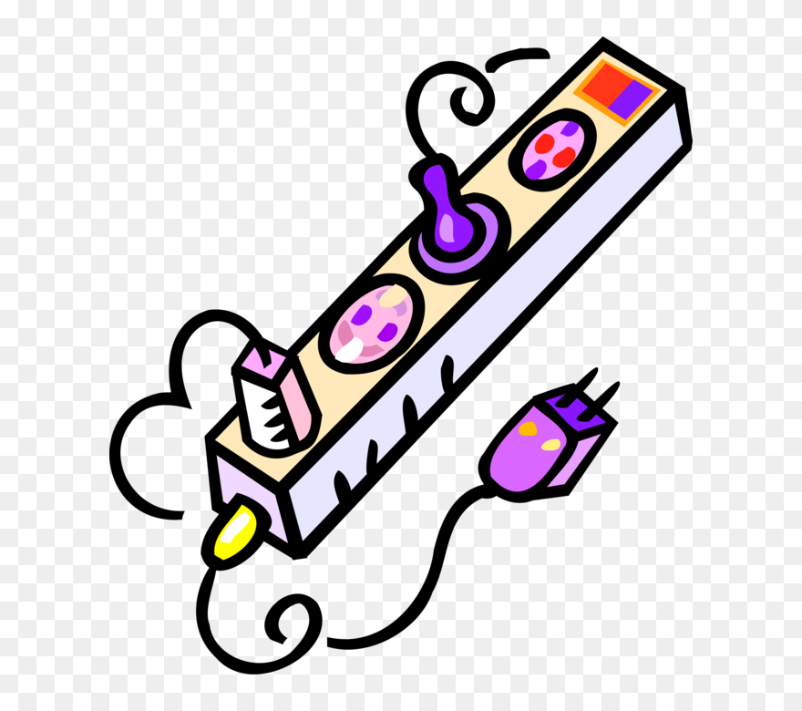 Power Bar With Electrical - Electricity Clipart