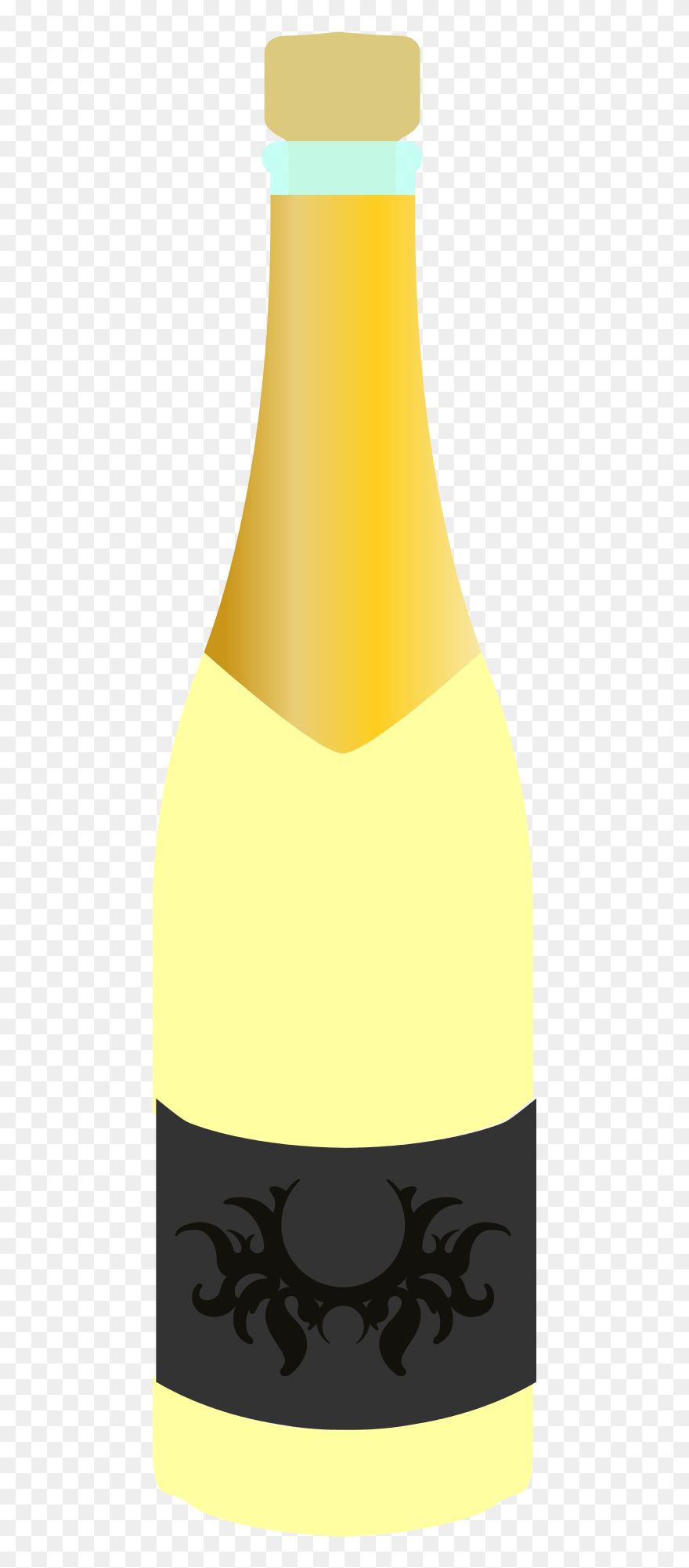 Wine Bottle Silhouette Clip Art - Png Download