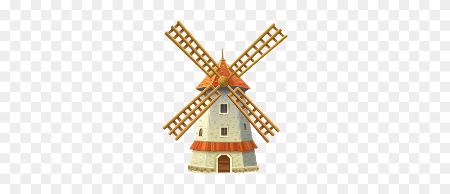Windmill Clipart - Png Download